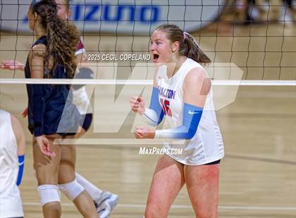 Thumbnail 3 in Alpharetta vs. Walton (GHSA AAAAAA State Volleyball Final) photogallery.