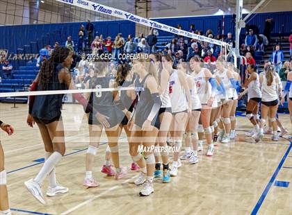 Thumbnail 3 in Alpharetta vs. Walton (GHSA AAAAAA State Volleyball Final) photogallery.