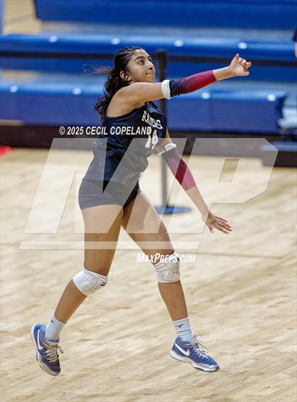 Thumbnail 2 in Alpharetta vs. Walton (GHSA AAAAAA State Volleyball Final) photogallery.