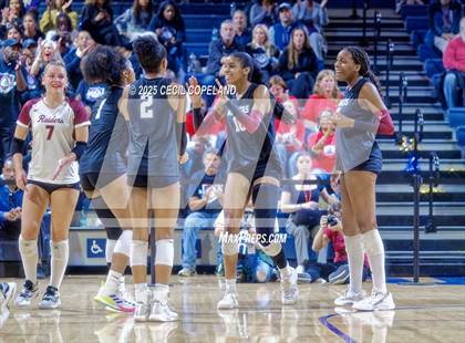 Thumbnail 1 in Alpharetta vs. Walton (GHSA AAAAAA State Volleyball Final) photogallery.