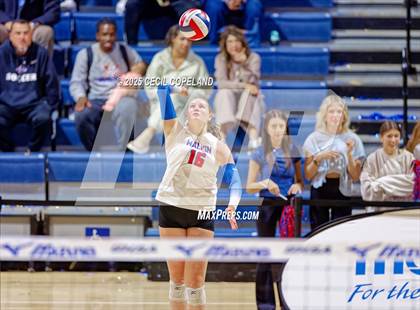 Thumbnail 3 in Alpharetta vs. Walton (GHSA AAAAAA State Volleyball Final) photogallery.