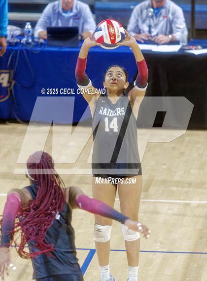 Thumbnail 3 in Alpharetta vs. Walton (GHSA AAAAAA State Volleyball Final) photogallery.