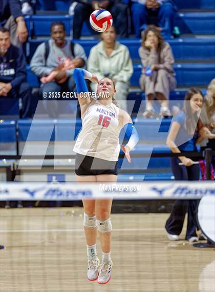 Thumbnail 3 in Alpharetta vs. Walton (GHSA AAAAAA State Volleyball Final) photogallery.