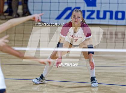 Thumbnail 2 in Alpharetta vs. Walton (GHSA AAAAAA State Volleyball Final) photogallery.