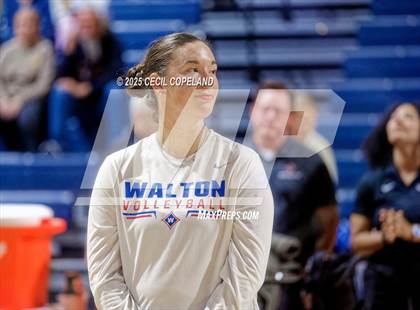 Thumbnail 1 in Alpharetta vs. Walton (GHSA AAAAAA State Volleyball Final) photogallery.