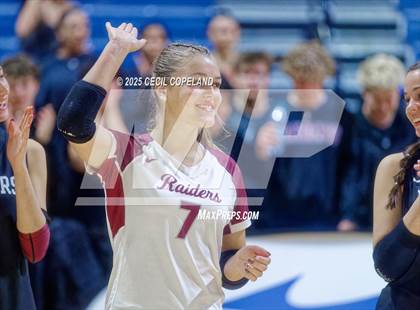 Thumbnail 2 in Alpharetta vs. Walton (GHSA AAAAAA State Volleyball Final) photogallery.