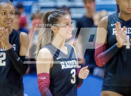 Thumbnail 2 in Alpharetta vs. Walton (GHSA AAAAAA State Volleyball Final) photogallery.