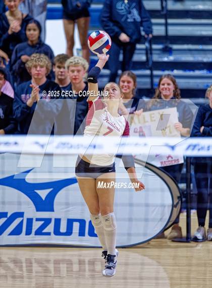 Thumbnail 3 in Alpharetta vs. Walton (GHSA AAAAAA State Volleyball Final) photogallery.