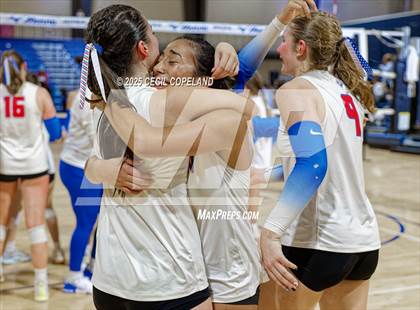 Thumbnail 3 in Alpharetta vs. Walton (GHSA AAAAAA State Volleyball Final) photogallery.