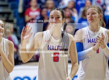 Thumbnail 2 in Alpharetta vs. Walton (GHSA AAAAAA State Volleyball Final) photogallery.