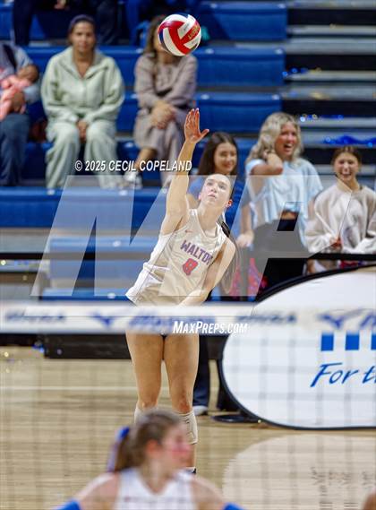 Thumbnail 2 in Alpharetta vs. Walton (GHSA AAAAAA State Volleyball Final) photogallery.