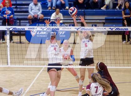 Thumbnail 2 in Alpharetta vs. Walton (GHSA AAAAAA State Volleyball Final) photogallery.