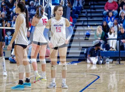 Thumbnail 3 in Alpharetta vs. Walton (GHSA AAAAAA State Volleyball Final) photogallery.
