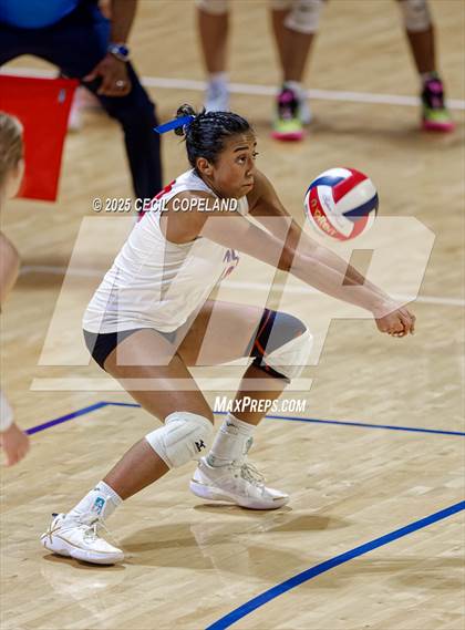Thumbnail 2 in Alpharetta vs. Walton (GHSA AAAAAA State Volleyball Final) photogallery.