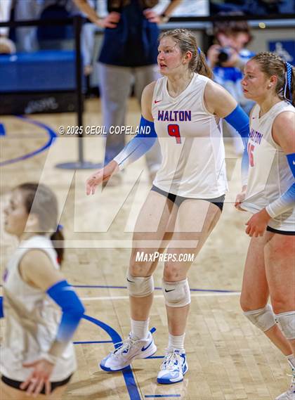 Thumbnail 2 in Alpharetta vs. Walton (GHSA AAAAAA State Volleyball Final) photogallery.