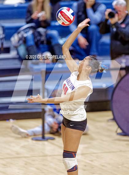 Thumbnail 3 in Alpharetta vs. Walton (GHSA AAAAAA State Volleyball Final) photogallery.