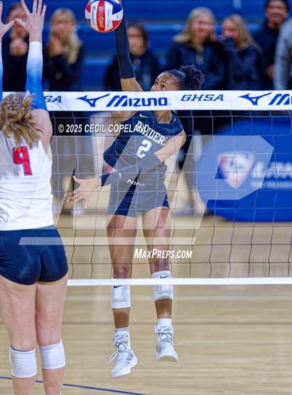 Thumbnail 1 in Alpharetta vs. Walton (GHSA AAAAAA State Volleyball Final) photogallery.