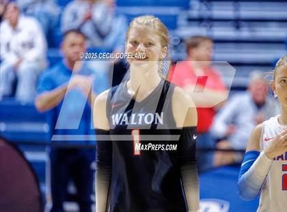 Thumbnail 2 in Alpharetta vs. Walton (GHSA AAAAAA State Volleyball Final) photogallery.