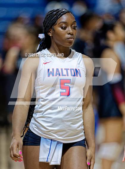 Thumbnail 3 in Alpharetta vs. Walton (GHSA AAAAAA State Volleyball Final) photogallery.
