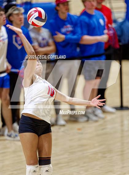 Thumbnail 3 in Alpharetta vs. Walton (GHSA AAAAAA State Volleyball Final) photogallery.