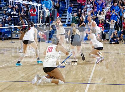 Thumbnail 3 in Alpharetta vs. Walton (GHSA AAAAAA State Volleyball Final) photogallery.