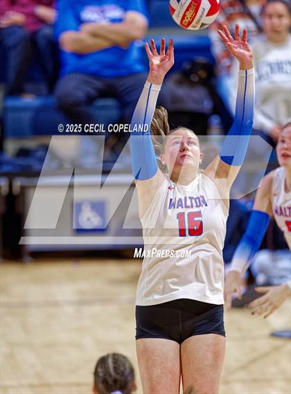 Thumbnail 1 in Alpharetta vs. Walton (GHSA AAAAAA State Volleyball Final) photogallery.