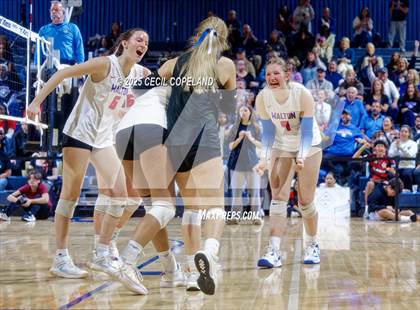 Thumbnail 2 in Alpharetta vs. Walton (GHSA AAAAAA State Volleyball Final) photogallery.