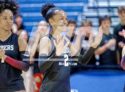 Thumbnail 2 in Alpharetta vs. Walton (GHSA AAAAAA State Volleyball Final) photogallery.