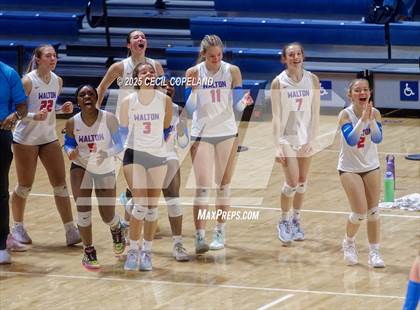 Thumbnail 2 in Alpharetta vs. Walton (GHSA AAAAAA State Volleyball Final) photogallery.