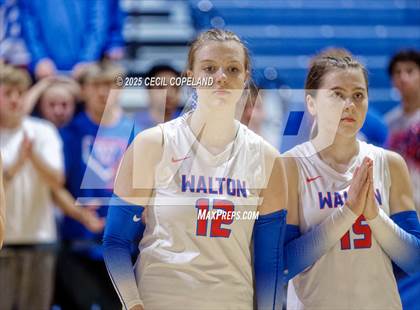 Thumbnail 2 in Alpharetta vs. Walton (GHSA AAAAAA State Volleyball Final) photogallery.