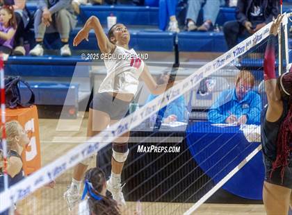 Thumbnail 2 in Alpharetta vs. Walton (GHSA AAAAAA State Volleyball Final) photogallery.