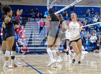 Thumbnail 2 in Alpharetta vs. Walton (GHSA AAAAAA State Volleyball Final) photogallery.