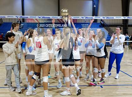 Thumbnail 1 in Alpharetta vs. Walton (GHSA AAAAAA State Volleyball Final) photogallery.