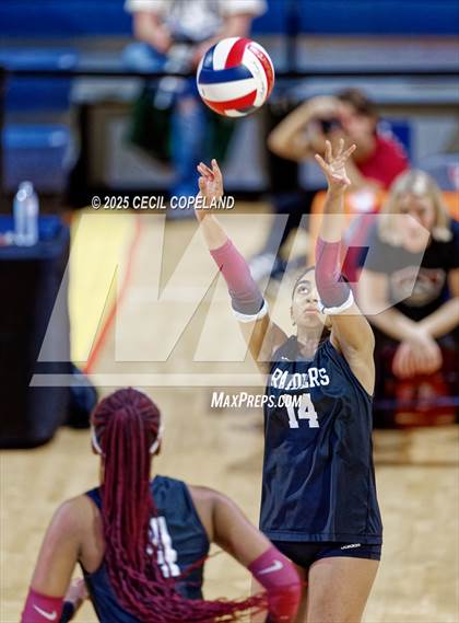 Thumbnail 3 in Alpharetta vs. Walton (GHSA AAAAAA State Volleyball Final) photogallery.
