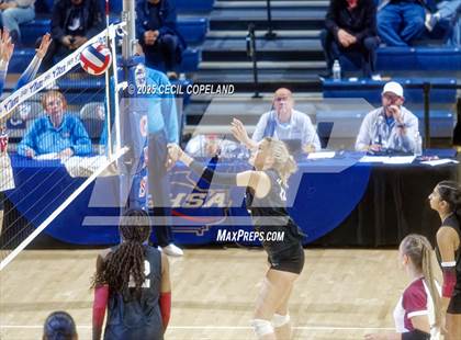 Thumbnail 3 in Alpharetta vs. Walton (GHSA AAAAAA State Volleyball Final) photogallery.