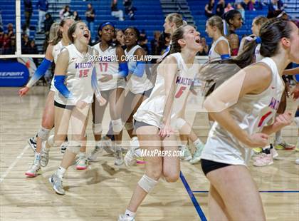 Thumbnail 2 in Alpharetta vs. Walton (GHSA AAAAAA State Volleyball Final) photogallery.