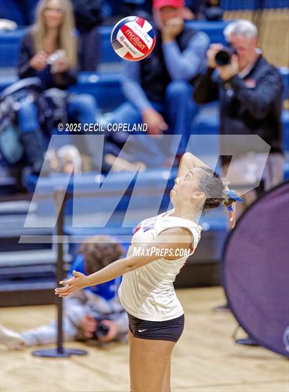 Thumbnail 2 in Alpharetta vs. Walton (GHSA AAAAAA State Volleyball Final) photogallery.
