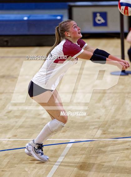 Thumbnail 3 in Alpharetta vs. Walton (GHSA AAAAAA State Volleyball Final) photogallery.