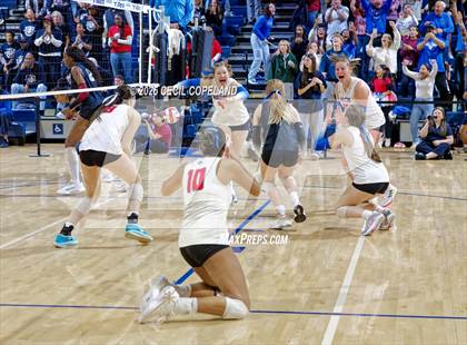 Thumbnail 1 in Alpharetta vs. Walton (GHSA AAAAAA State Volleyball Final) photogallery.
