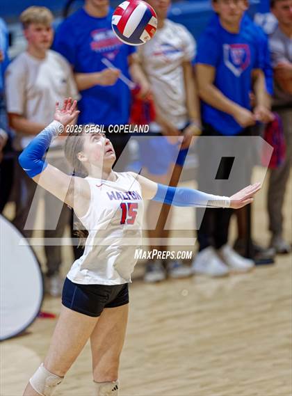 Thumbnail 1 in Alpharetta vs. Walton (GHSA AAAAAA State Volleyball Final) photogallery.