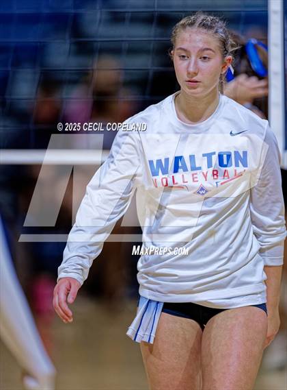 Thumbnail 2 in Alpharetta vs. Walton (GHSA AAAAAA State Volleyball Final) photogallery.