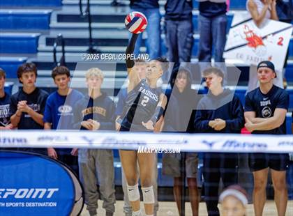 Thumbnail 3 in Alpharetta vs. Walton (GHSA AAAAAA State Volleyball Final) photogallery.