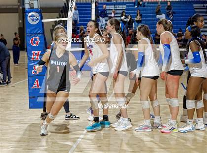 Thumbnail 1 in Alpharetta vs. Walton (GHSA AAAAAA State Volleyball Final) photogallery.