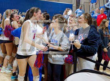 Thumbnail 2 in Alpharetta vs. Walton (GHSA AAAAAA State Volleyball Final) photogallery.