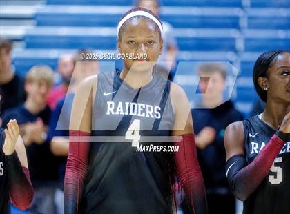 Thumbnail 2 in Alpharetta vs. Walton (GHSA AAAAAA State Volleyball Final) photogallery.