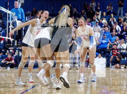 Thumbnail 3 in Alpharetta vs. Walton (GHSA AAAAAA State Volleyball Final) photogallery.