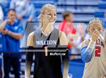 Thumbnail 3 in Alpharetta vs. Walton (GHSA AAAAAA State Volleyball Final) photogallery.