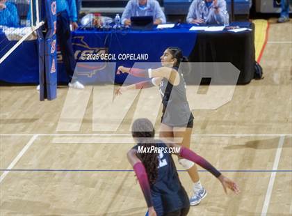 Thumbnail 2 in Alpharetta vs. Walton (GHSA AAAAAA State Volleyball Final) photogallery.