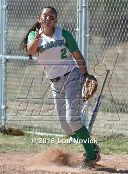 Thumbnail 2 in Moriarty @ Pojoaque Valley (Lady Horsemen Invitational) photogallery.