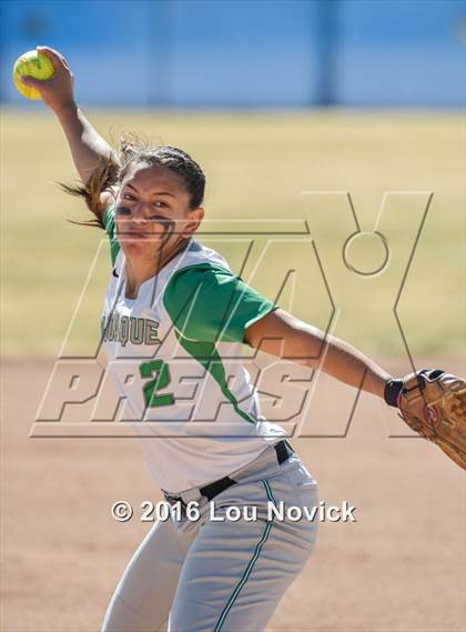 Thumbnail 3 in Moriarty @ Pojoaque Valley (Lady Horsemen Invitational) photogallery.